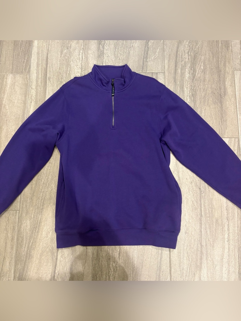 Charles River Apparel Women’s Purple Quarter-Zip Pullover Sweatshirt
